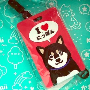 Yume twins exclusive shiba inu luggage tag